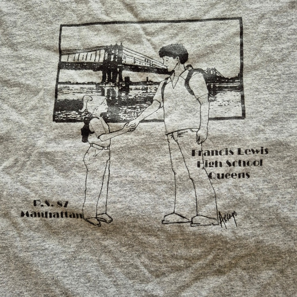 Fruit of the Loom PS 87 Manhattan Francis Lewis High School Queens T-Shirt XL